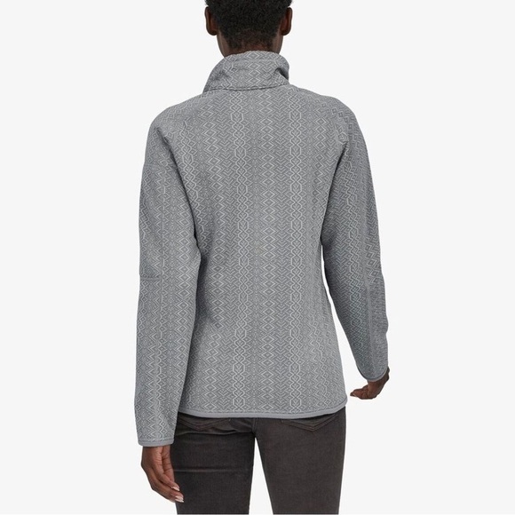 NWT! Patagonia Better Sweater in Frozen Jaquard Salt Grey Size Medium - Picture 6 of 6
